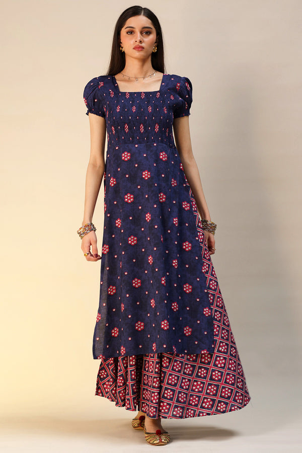 Sheehsakari Smocked Dress