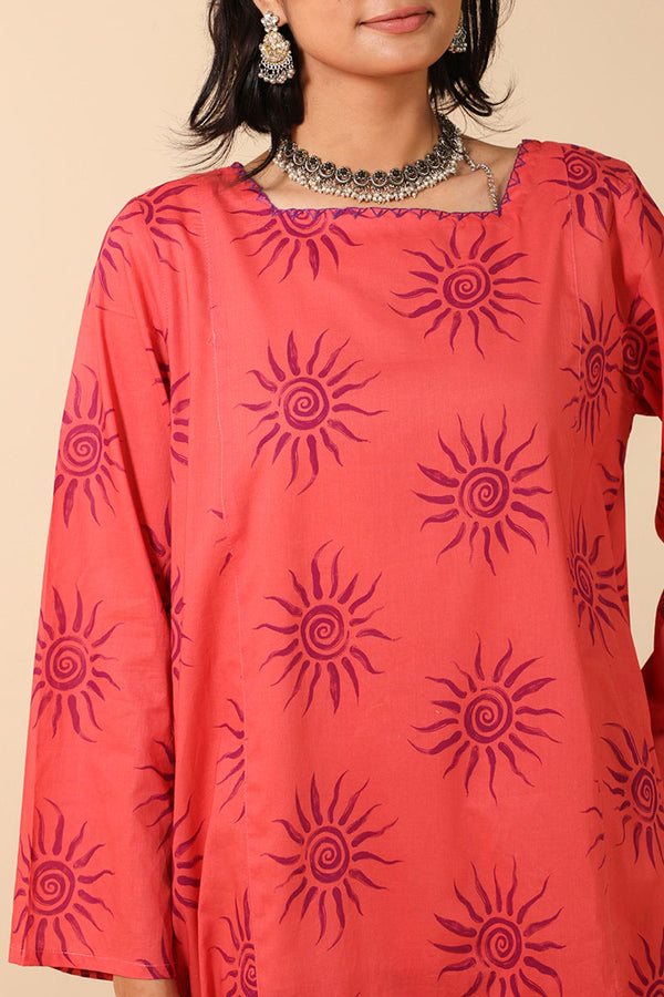 Sunburst Printed Matching Set