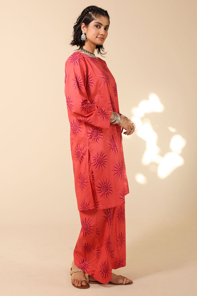 Sunburst Printed Matching Set