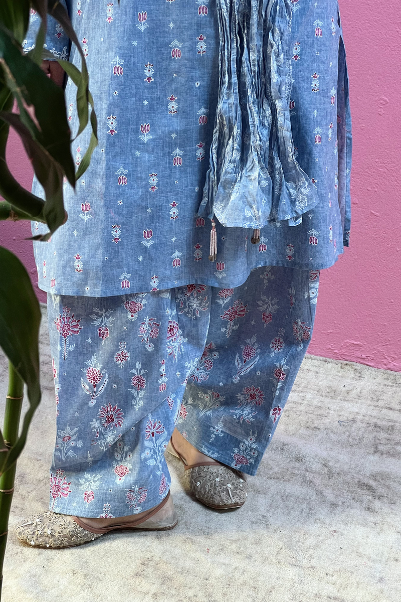 Gulistan Printed 3-Piece Suit