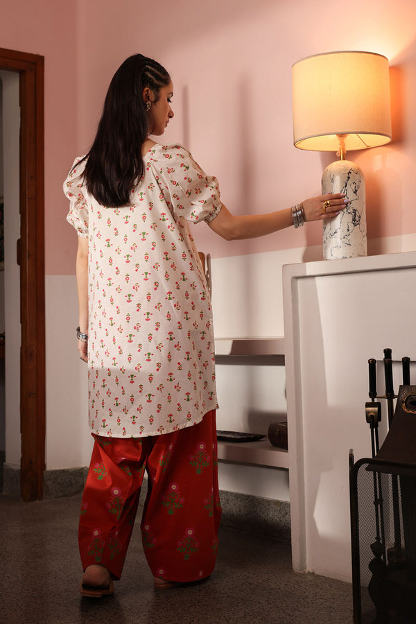 Printed Shabnam Farshi Set