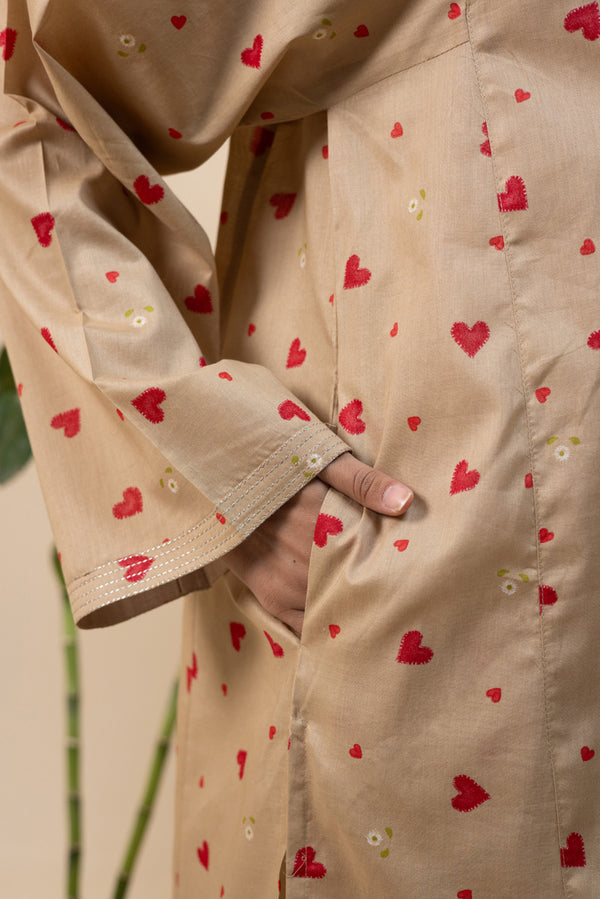 Gulrukh Heart Printed Set