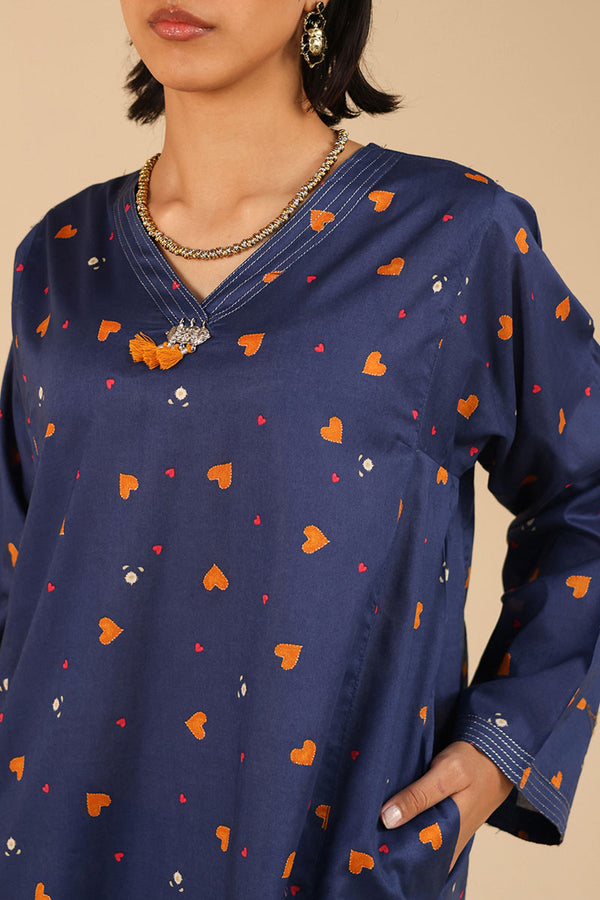 Gulrukh Heart Printed Set