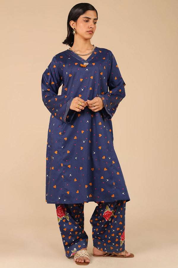 Gulrukh Heart Printed Set