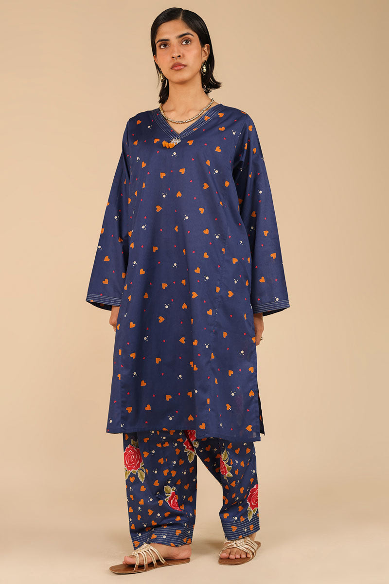 Gulrukh Heart Printed Set