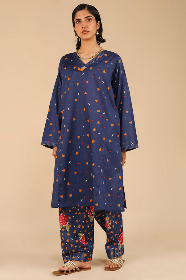 Gulrukh Heart Printed Set