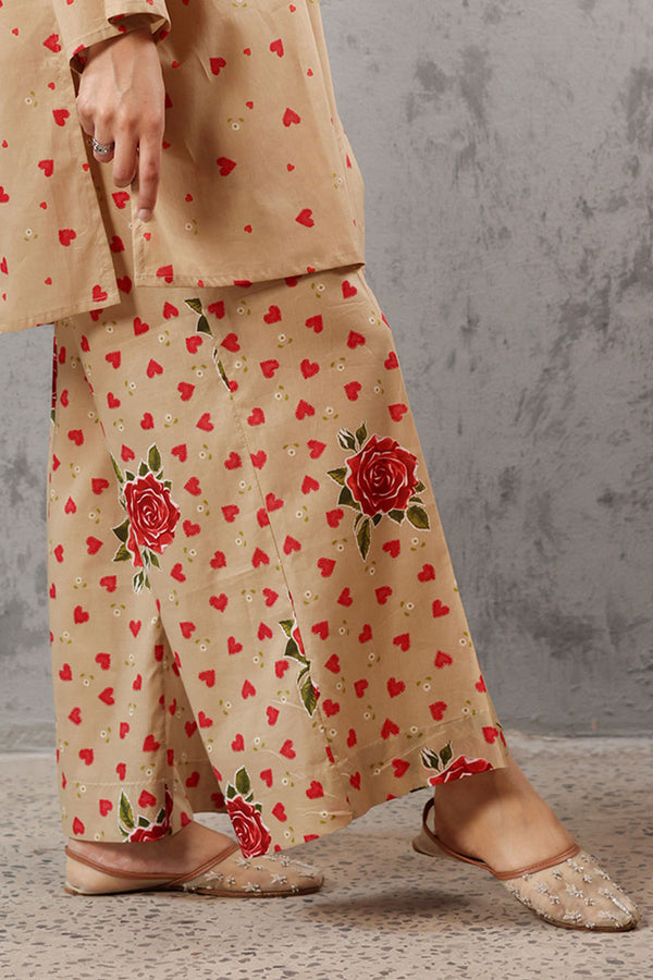 Gulrukh Heart Printed Set