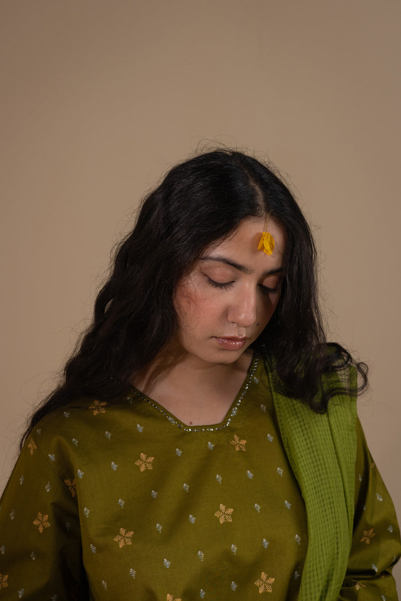 Printed Mukesh Muse Set