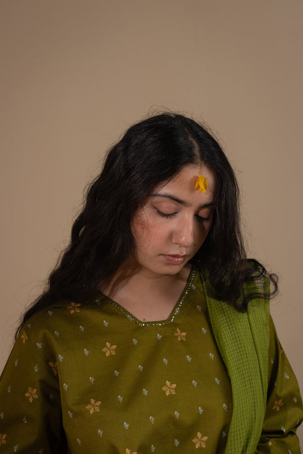 Printed Mukesh Muse Set