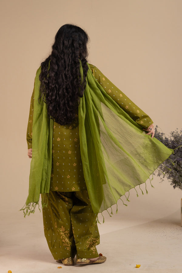 Printed Mukesh Muse Set