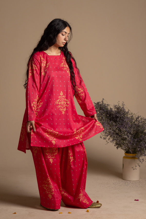 Printed Mukesh Muse Set