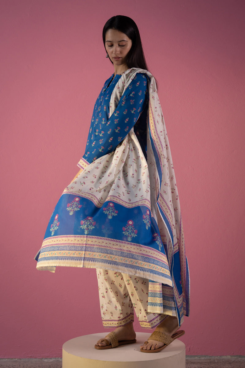 Phool Printed Dupatta