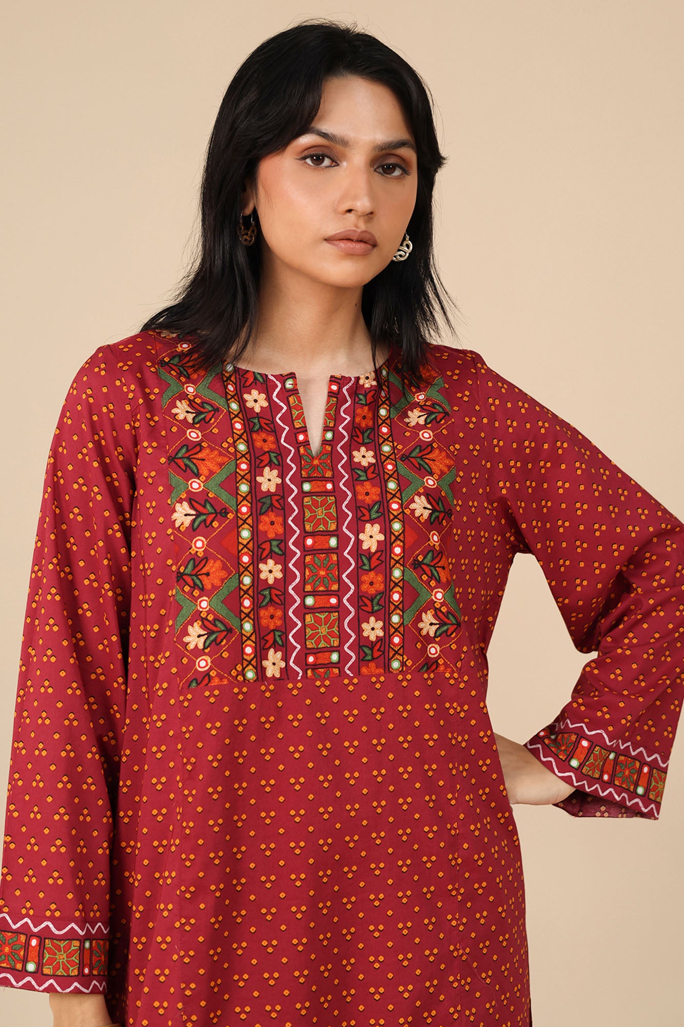 Printed Mosaic Duo-Set