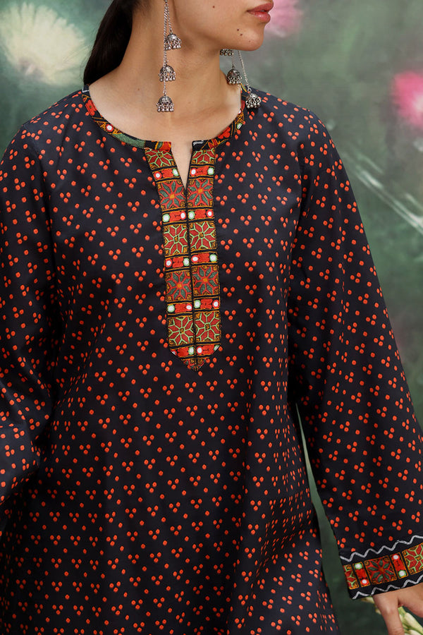 Printed Bandhani Set