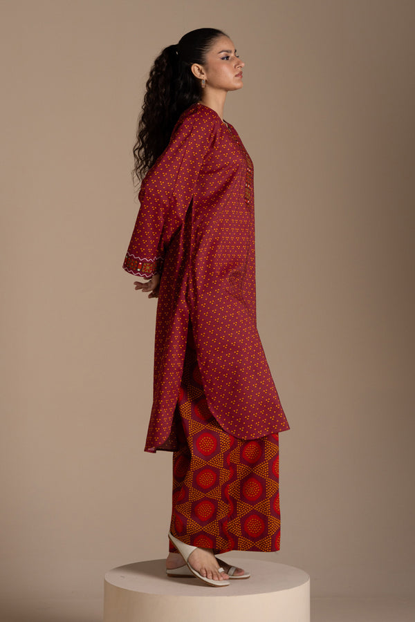 Printed Bandhani Set