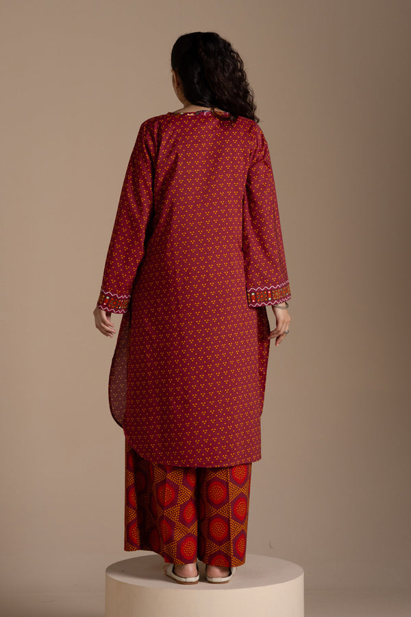 Printed Bandhani Set