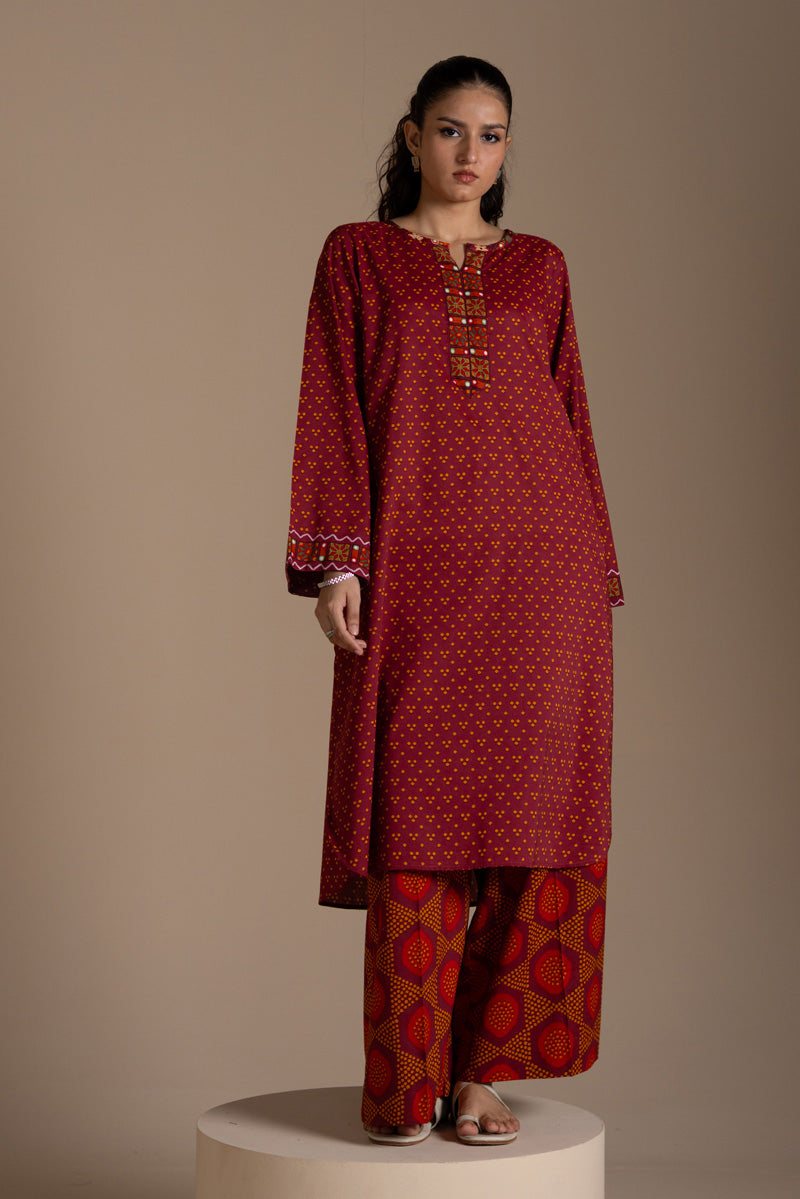Printed Bandhani Set