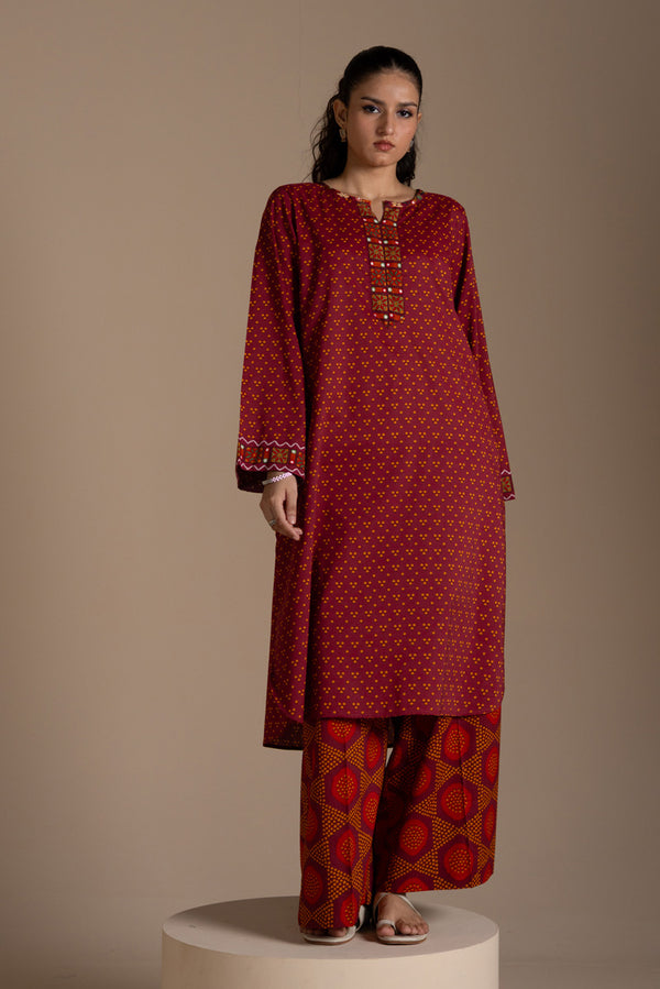 Printed Bandhani Set