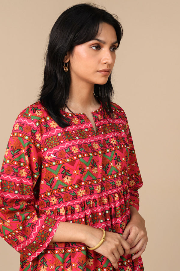Mosaic Printed Dress