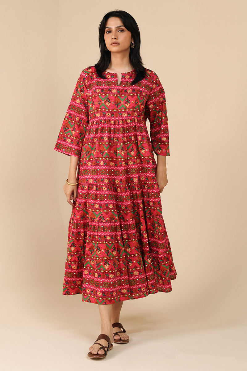 Mosaic Printed Dress