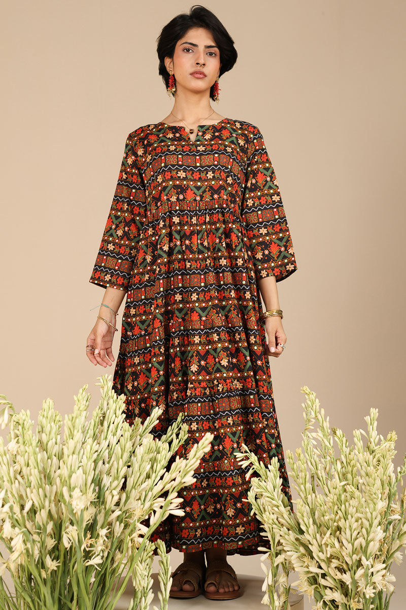 Mosaic Printed Dress