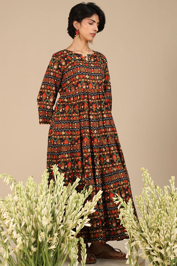 Mosaic Printed Dress