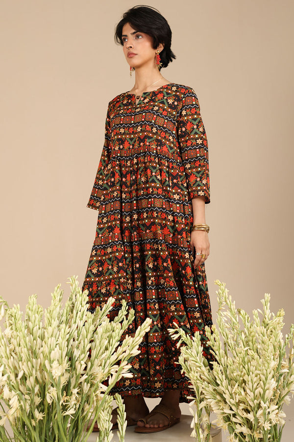 Mosaic Printed Dress