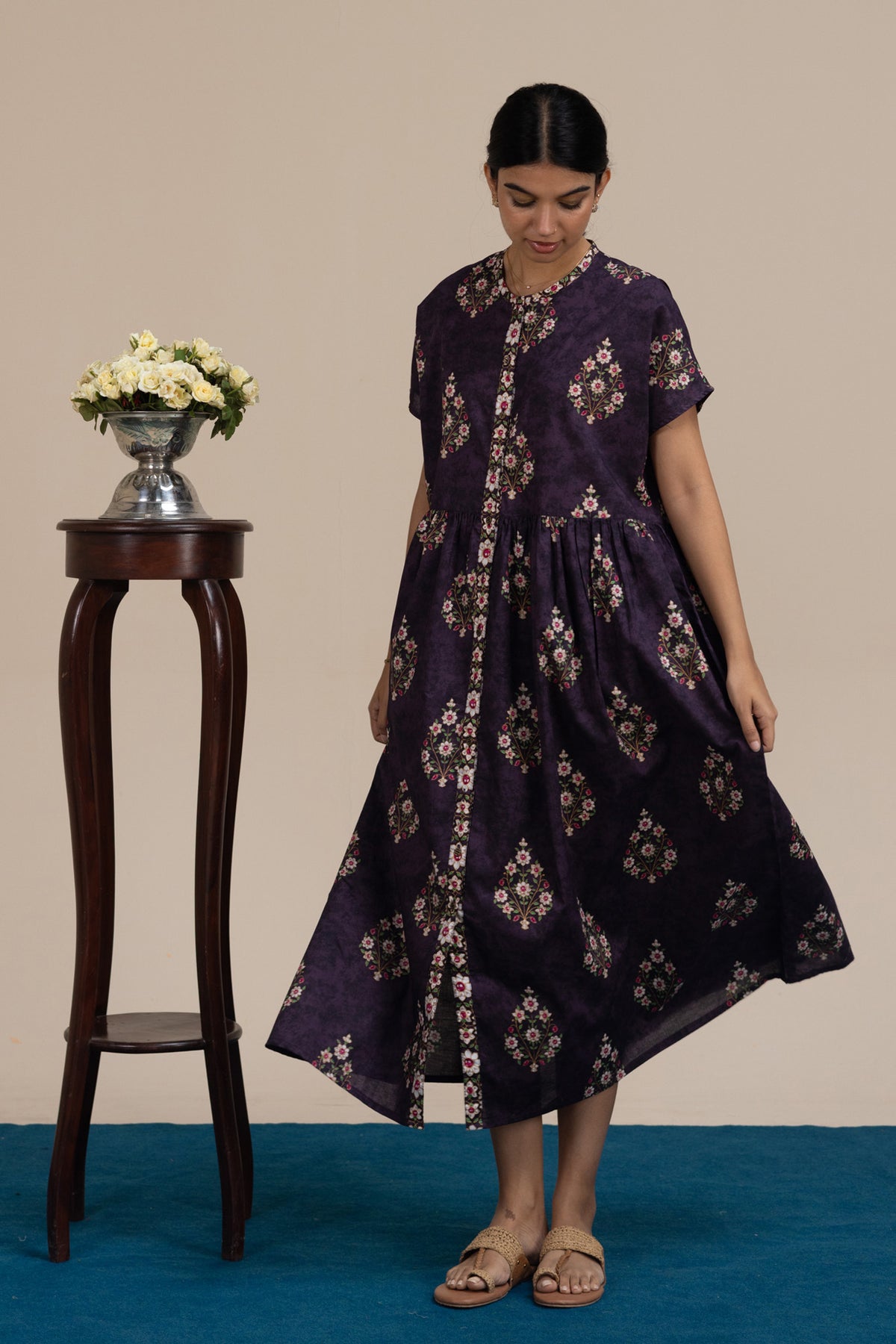 Phool Printed Dress