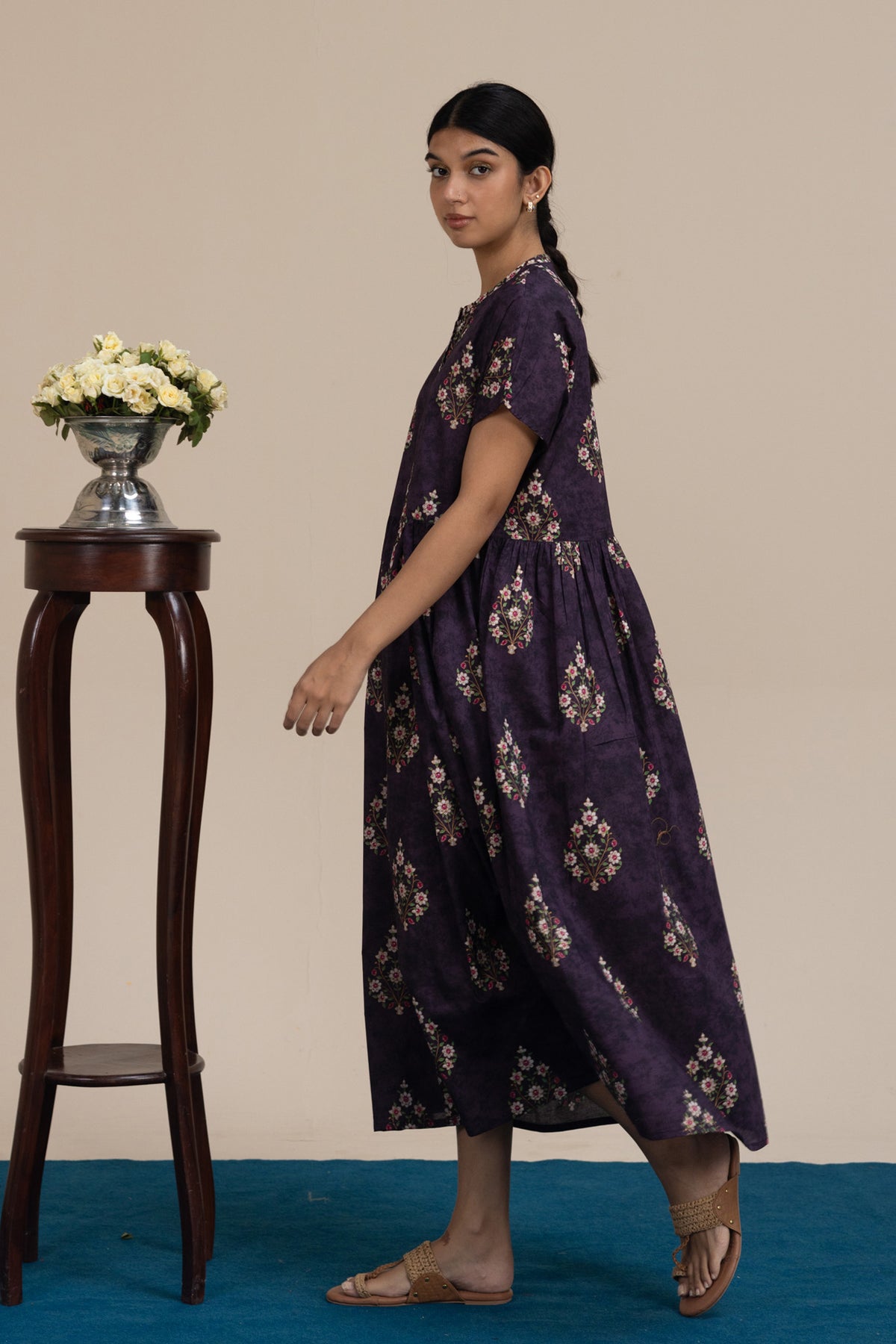 Phool Printed Dress