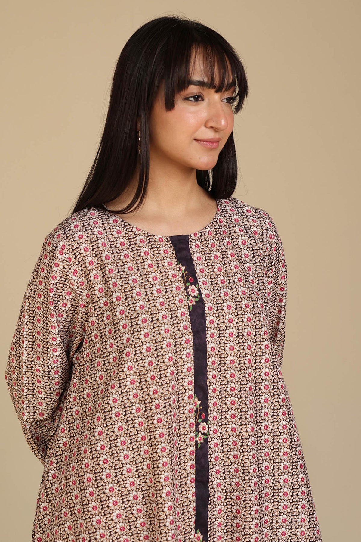 Phool Printed Kaftan