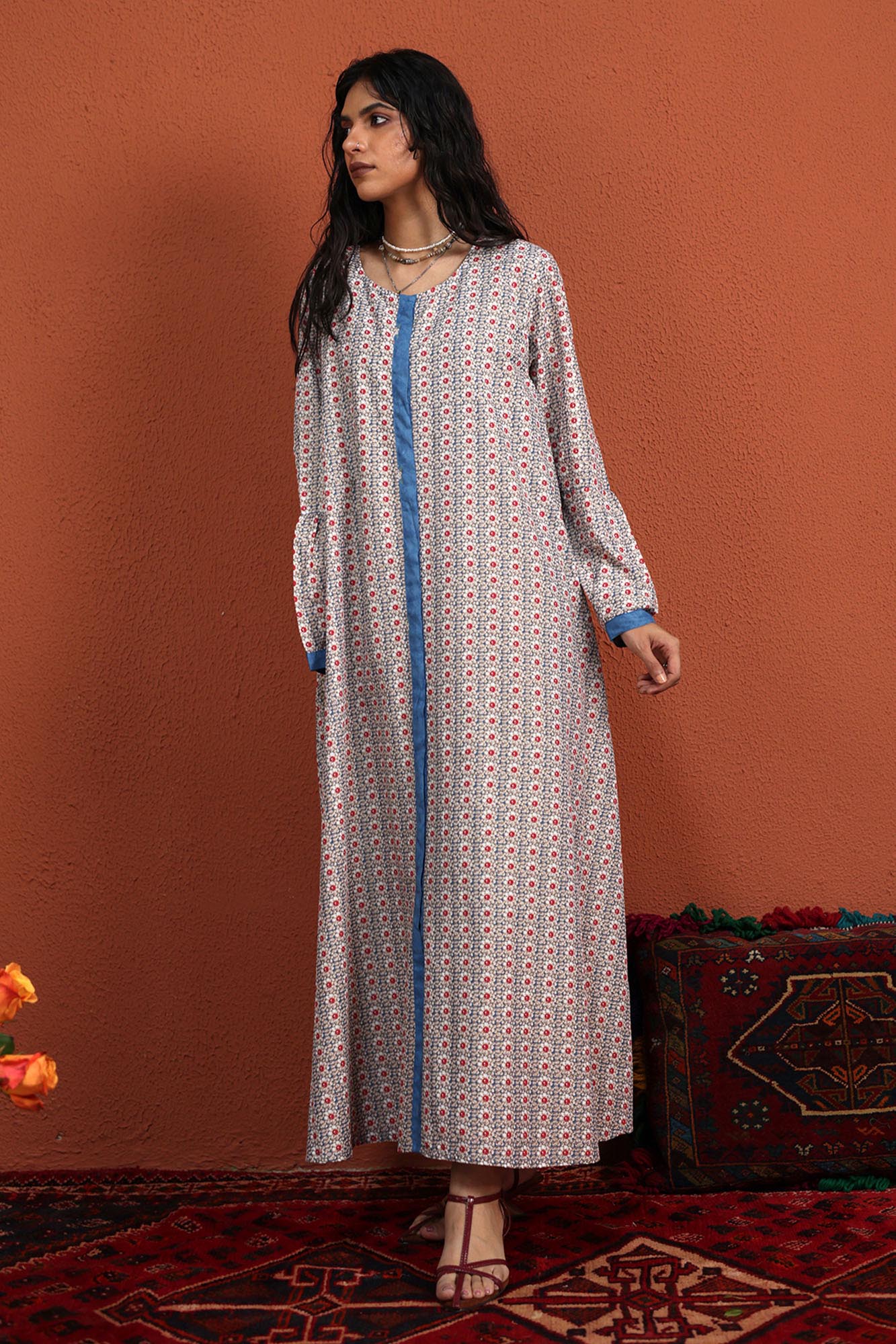 Phool Printed Kaftan