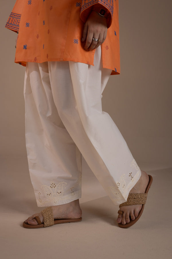 Paisley Petal Embroidered Shalwar