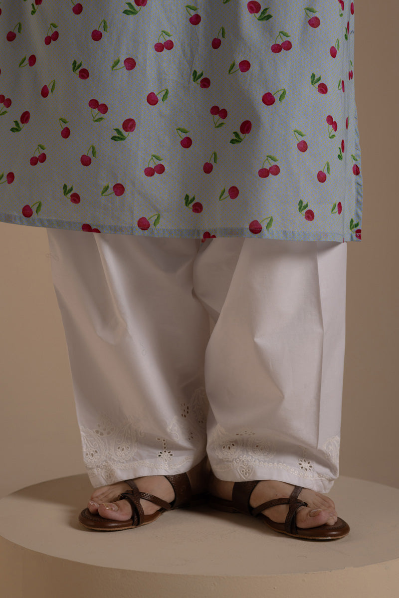 Paisley Petal Embroidered Shalwar