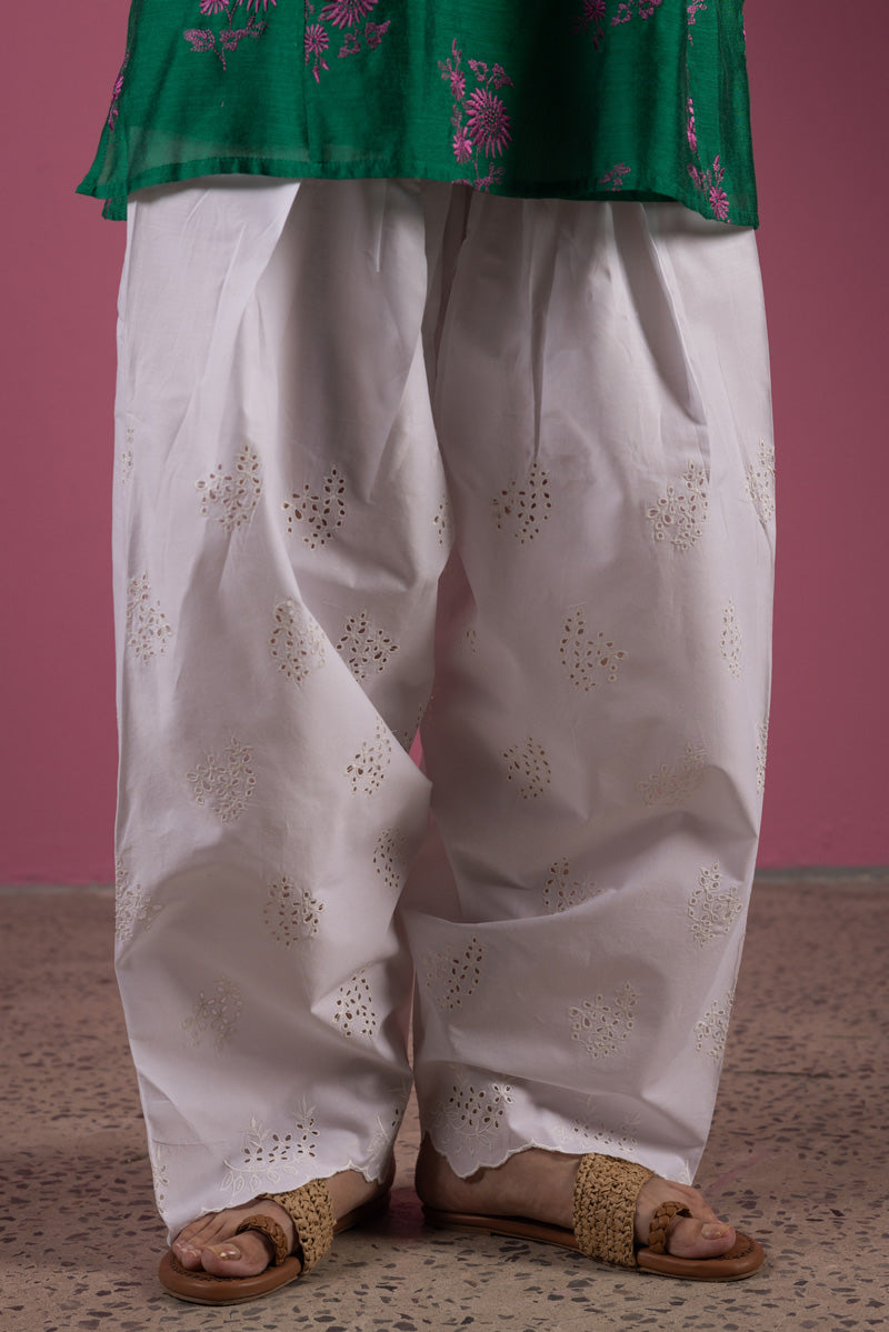 Classic-Fit Scalloped Shalwar