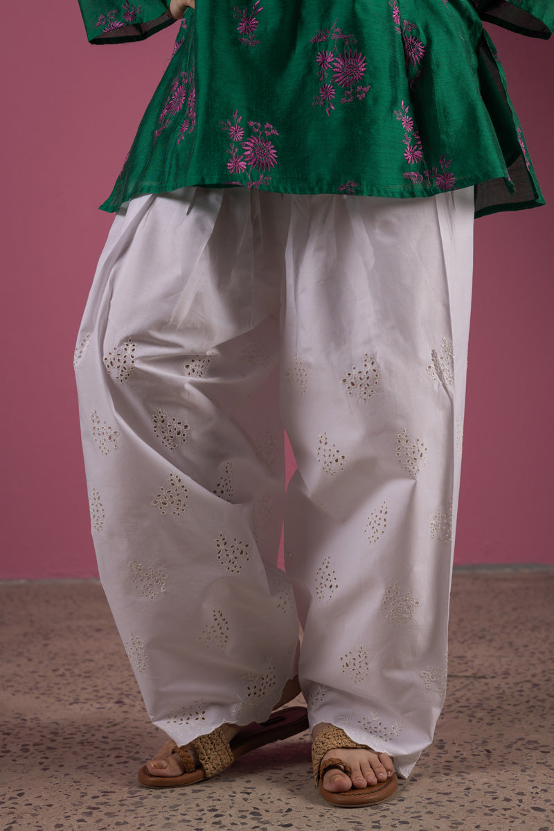Classic-Fit Scalloped Shalwar
