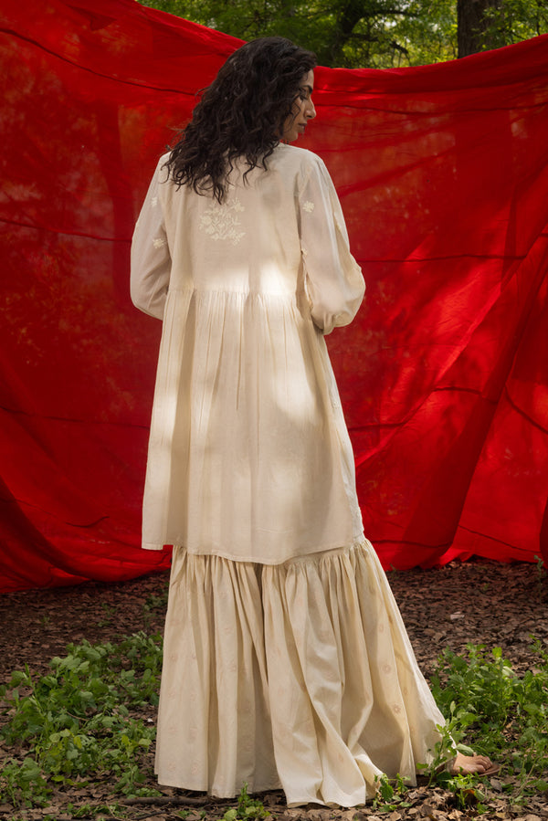 White Reverie Angrakha Set