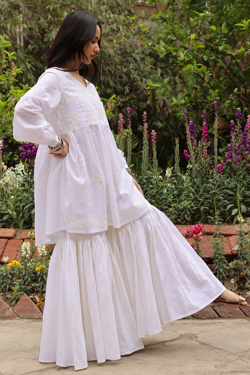 White Reverie White Reverie Angrakha Set – GENERATION
