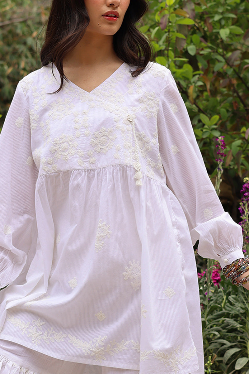 White Reverie White Reverie Angrakha Set – GENERATION
