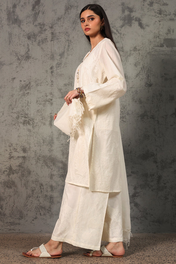 Self Embroidered Jungle Suit