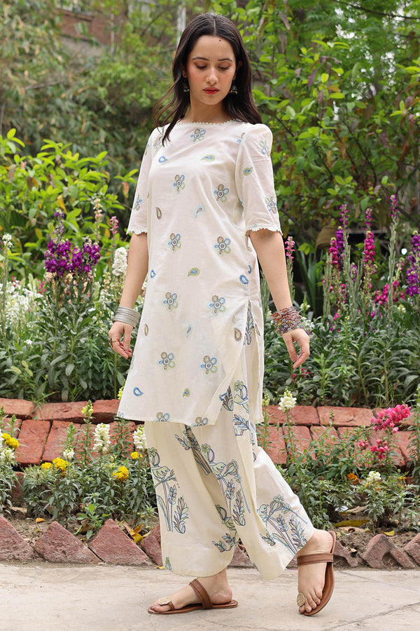 Bloomline Embroidered 3-Piece Set