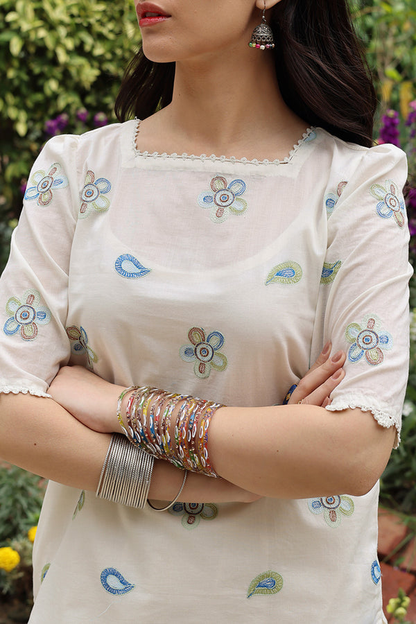 Bloomline Embroidered 3-Piece Set