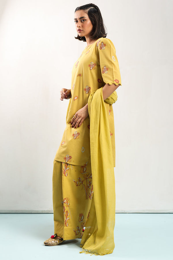 Bloomline Embroidered 3-Piece Set