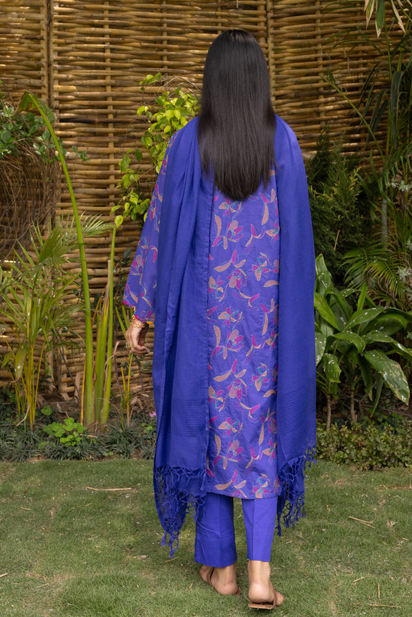 Floral Party Embroidered 3-Piece Suit