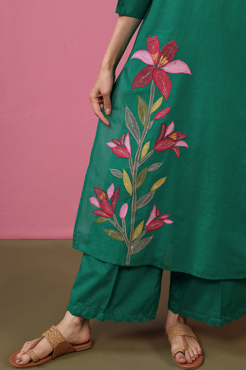 Phool Embroidered Set