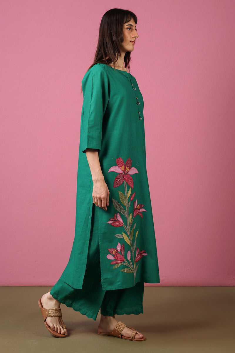 Phool Embroidered Set