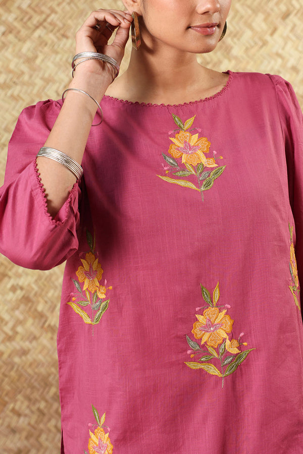 Embroidered Kamala Set