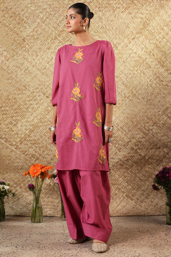 Embroidered Kamala Set