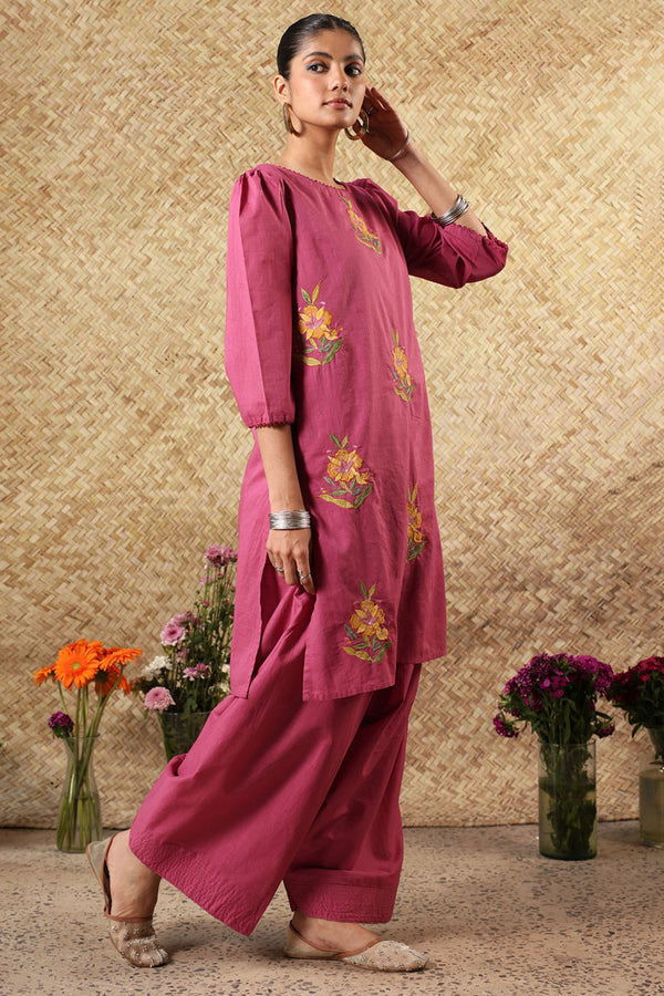 Embroidered Kamala Set