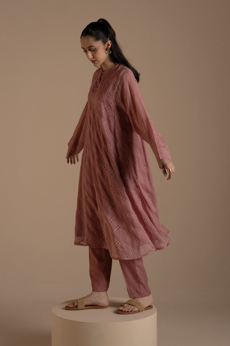 Blush Mist Schiffli Set