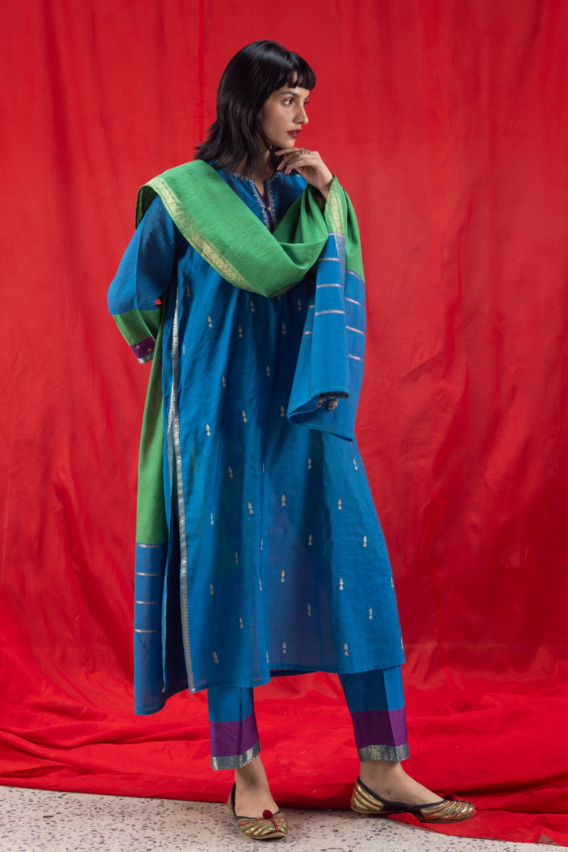 Mughal Radiance 3-Piece Suit